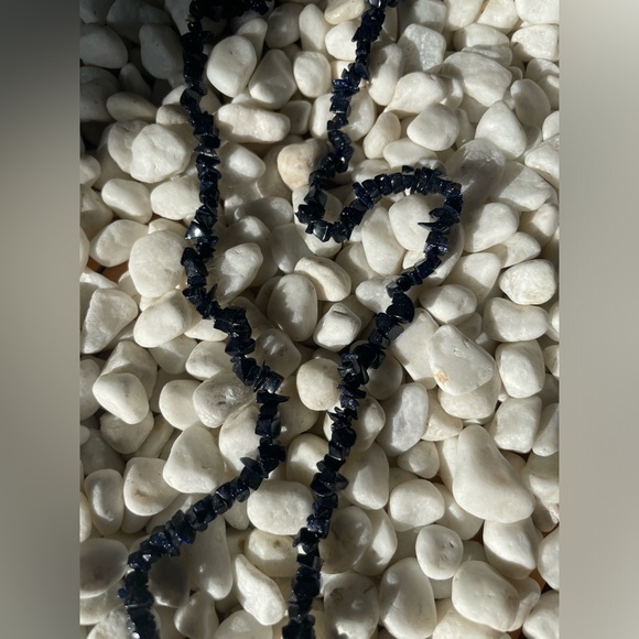 Blue Goldstone Necklace - Picture 9 of 14